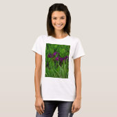 Schöne Lila Iris T-Shirt (Vorne ganz)