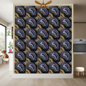 Schöne Lila Kristalle Amethyst Geode Slice Fliese