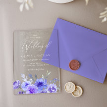 Schöne Lila Lavendelblütenhochzeit