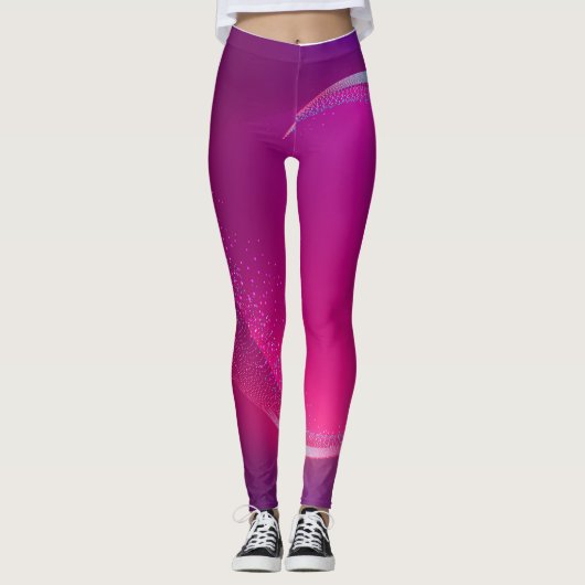 schöne lila Leggings (Vorderseite)