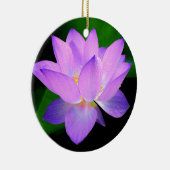 Schöne lila Lotos-Blume im Wasser Keramikornament (Rechts)