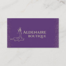 Schöne Lila Luxus Mode Boutique