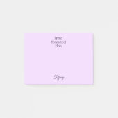 Schöne Lila Mama Post-it Klebezettel (Vorderseite)