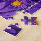 Schöne Lila Michaelmas Daisies Puzzle (Seite)