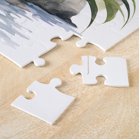 Schöne Lila Orchideen Puzzle (Seite)