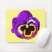 Schöne lila Pansy Mousepad (Mit Mouse)