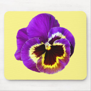 Schöne lila Pansy Mousepad