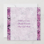 Schöne Lila Phlox Blume Ankündigungen (Rückseite)