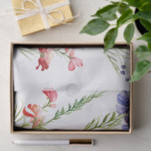 Schöne Lila Rosa-Blume Decoupage Seidenpapier (Geschenk)