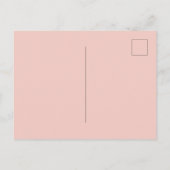 Schöne lila rosa rote Blumen Postkarte (Rückseite)