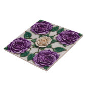 Schöne Lila Rose Moderne Sammlung Fliese (Seite)