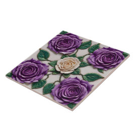 Schöne Lila Rose Moderne Sammlung Fliese