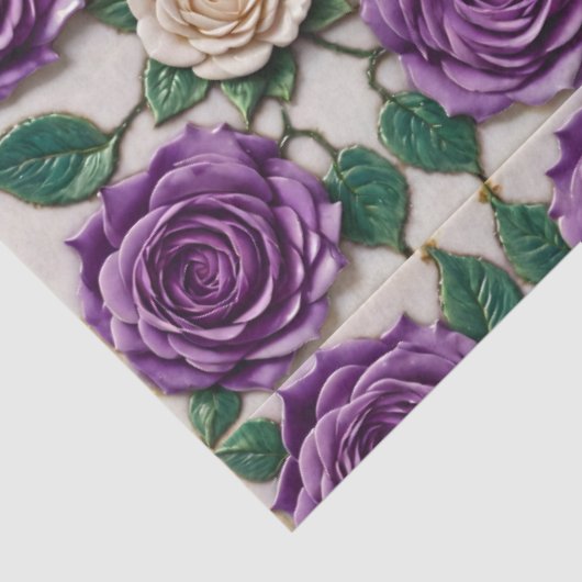 Schöne Lila Rose Moderne Sammlung Seidenpapier (Ausschnitt)