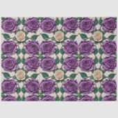 Schöne Lila Rose Moderne Sammlung Seidenpapier (Vorderseite)