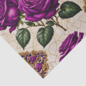 Schöne Lila Rose Populäre Sammlung Seidenpapier (Ausschnitt)