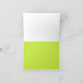 Schöne Lila Salvia Blume Geburtstag Karte (Innenseite)