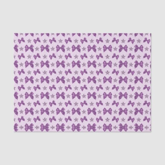 Schöne lila Satin-Effekt-Bögen Seidenpapier (Vorderseite)