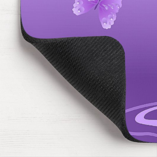 SCHÖNE LILA SCHALTFLÄCHE MOUSEPAD (Ecke)