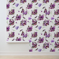 Schöne Lila Schmetterlinge | Hydrangeas Floral