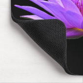 Schöne Lila Schwimmwasserlilie Mousepad (Ecke)