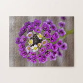 Schöne Lila Sweet Alyssum Puzzle (Horizontal)