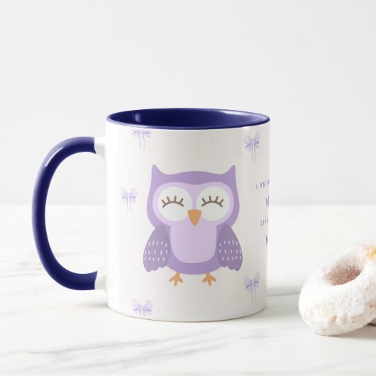 schöne lila Tasse (Mit Donut)
