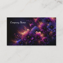 Schöne Lila und blaue Abstrakte Blüte