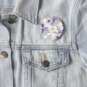 Schöne Lila und blaue Blume Button (Beispiel)
