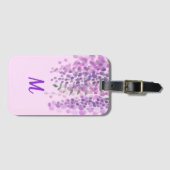 Schöne Lila Wasserfarben Lounge Bar viale Gepäckanhänger (Vorderseite (Horizontal))