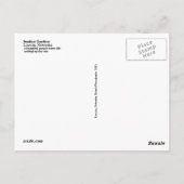 Schöne lila Wasserlilie #200NW 200 Postkarte (Rückseite)