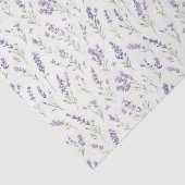 Schöne lila weiße Blumen Brautdusche Seidenpapier (Ausschnitt)