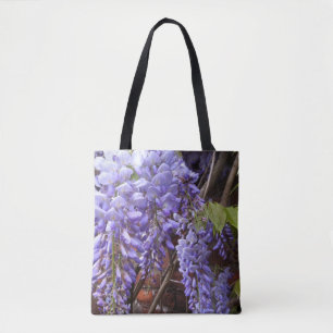 Schöne Lila Wisteria Tasche