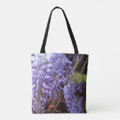 Schöne Lila Wisteria Tasche (Rückseite)