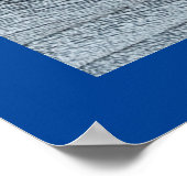 Schöne Lilacs im rustikalen Mason Jar Poster (Ecke)