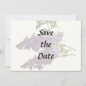 Schöne Lilacs Save The Date (Rückseite)