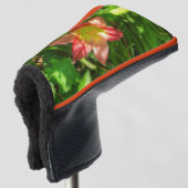 Schöne Lilie Golf Headcover (3/4 Vorderseite)