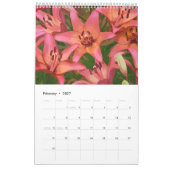 Schöne Lilienblüte Kalender (Feb 2027)