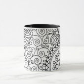 Schöne Linie Kunst-Tasse Tasse (Zentrum)