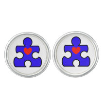 Schöne Links zum Blue Autismus Puzzle Piece Cuff