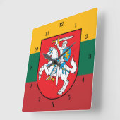 Schöne litauische Vytis Wall Uhr (Winkel)