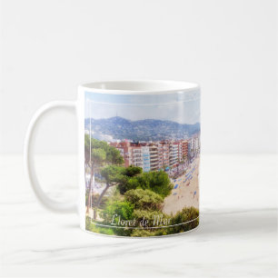 Schöne Lloret de Mar Panoramabilder Reise Kaffeetasse