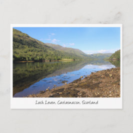 Schöne Loch Leven View, Schottland Postkarte