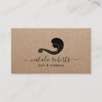 Schöne Logo Hair Stylist Makeup Artist Kraft