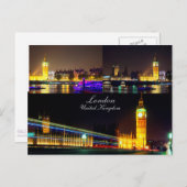 Schöne Londoner Postkarte (Vorne/Hinten)