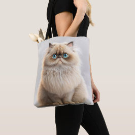 SCHÖNE LONGHAIR BIRMAN CARTOON CAT TASCHE