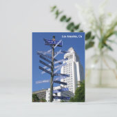 Schöne Los Angeles Downtown Postcard! Postkarte (Stehend Vorderseite)