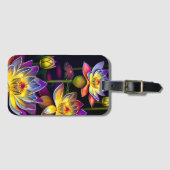 Schöne Lotus-Blume Gepäckanhänger (Vorderseite (Horizontal))