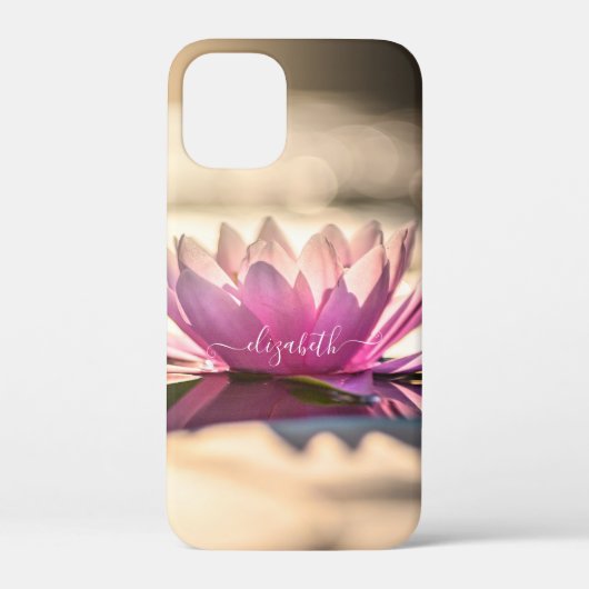 Schöne Lotus-Blume, See, Zen Case-Mate iPhone Hülle (Rückseite)