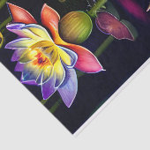 Schöne Lotus-Blume Seidenpapier (Ausschnitt)