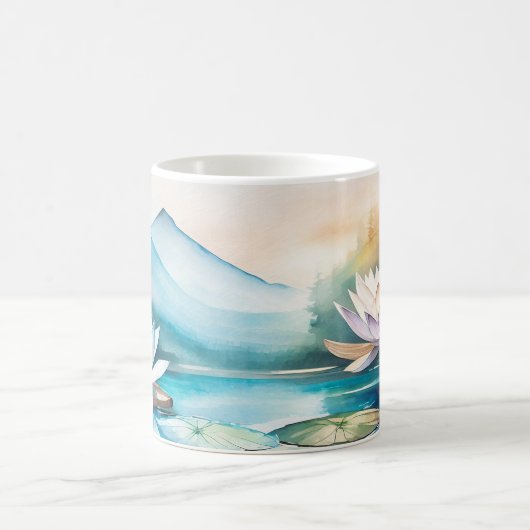 Schöne Lotus Blume Tasse (Mittel)